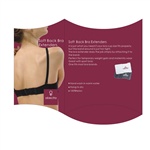 Abecita 3-Hook extension band. BH-Verlängerer mit 3 Augen. 2er-Pack. Je ein schwarzer und ein weißer pro Packung.

