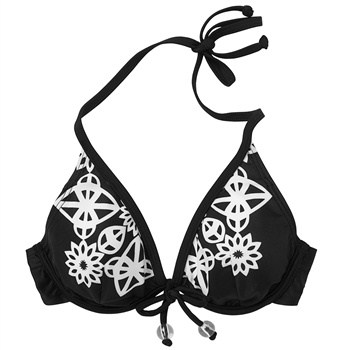 Abecita Alanya Graphic Halterneck